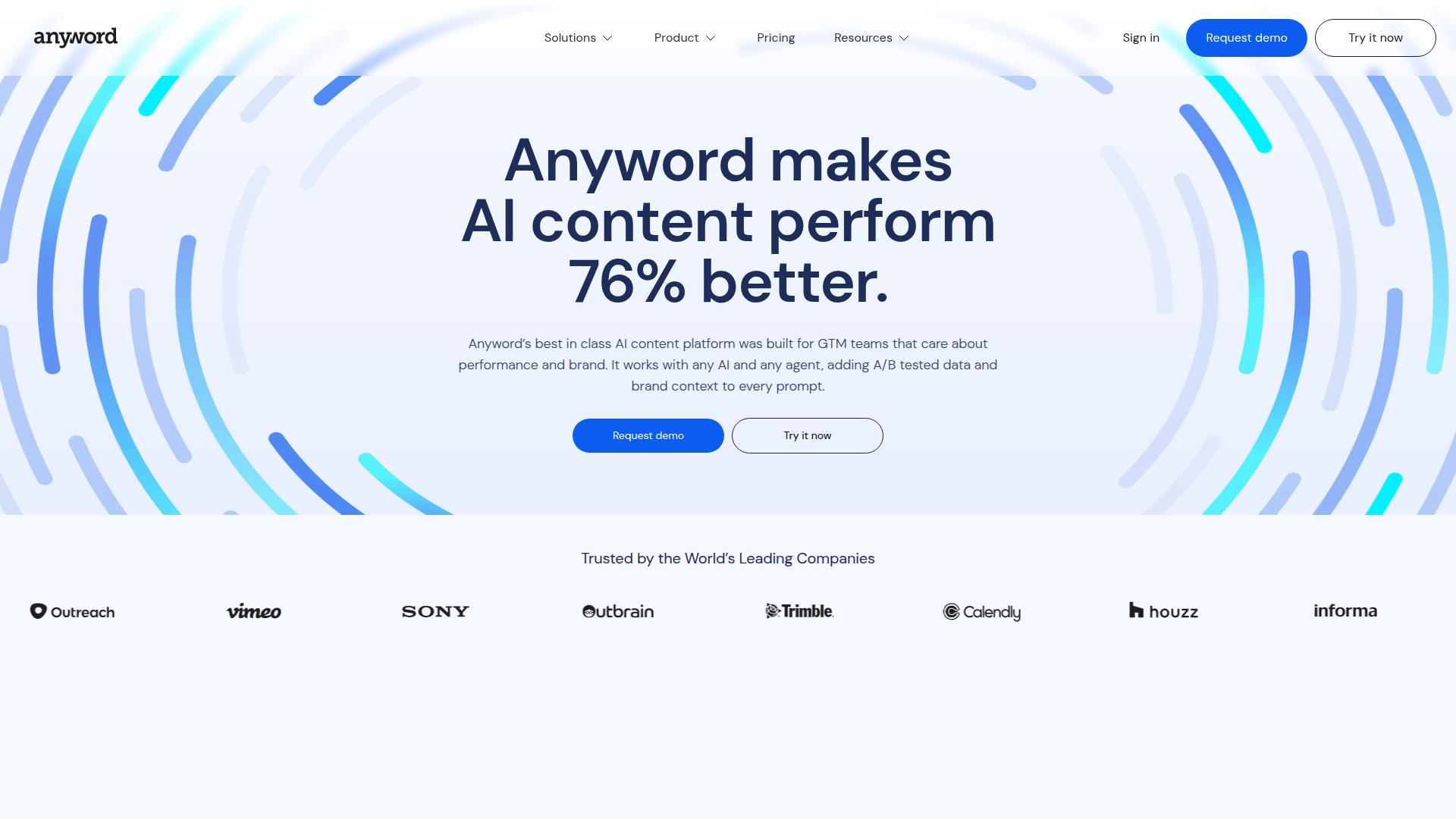 Anyword website